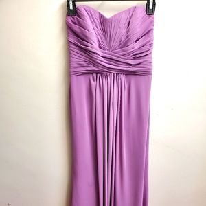 Lilac bridesmaid dress